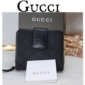 Authentic Gucci Compact Zipper Wallet